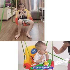 Combo Xích Đu Nhún Nhảy và Ghế Có Bàn Ăn Dặm JUMPER KIDS JPKG102