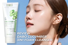 Trải Nghiệm Sữa Rửa Mặt Dabo Cucumber 3in1 – Dịu Mát, Sạch Sâu, Sáng Mịn Da