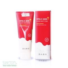 Sữa rửa mặt sáng da, sạch sâu DABO Vitamin C - AHA Clear Whip Foam