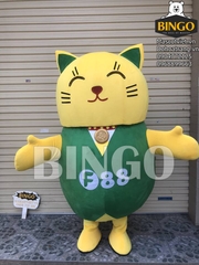 Mascot Mèo Thần Tài f88