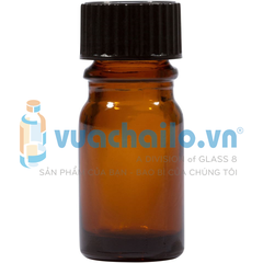 Chai tinh dầu màu nâu 5ml