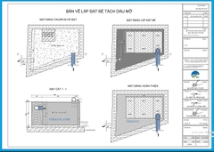 Cung cấp bản vẽ thiết kế bể tách mỡ miễn phí, thuận tiện cho lắp đặt, thi công dự án thoát nước đô thị, công nghiệp