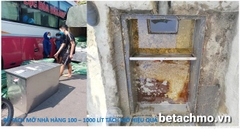 Một số mẫu bể tách mỡ thường sử dụng cho các công trình nhà máy thủy điện, khách sạn, nhà hàng, khu nghỉ dưỡng