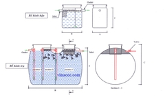 Bồn tách mỡ Composite cho hệ thống thoát nước thải thành phố  Hà Nội và Hồ Chí Minh