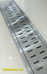 Máng thoát sàn, ghi thoát sàn Inox 304 cho nhà hàng và bếp ăn công nghiệp