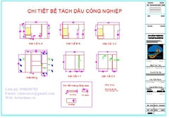 Tính toán và thiết kế bể tách mỡ, thùng lọc mỡ