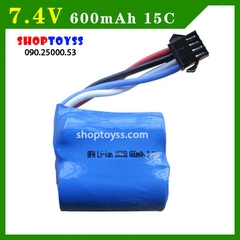 Pin sạc 7.4V 600 Mah cho tàu Udi