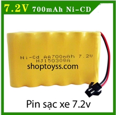 Pin 7.2 v 700 mah xe điều khiển