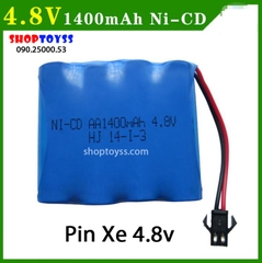 Pin sạc 4.8v 1400mah dung lượng lớn