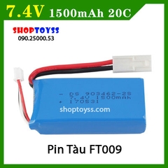 Pin 7.4V 1500 Mah tàu FT009