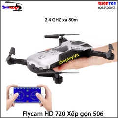 Máy Bay Điều Khiển Flycam Wifi Camera 506 Điều Khiển Bằng Điện Thoại HD720