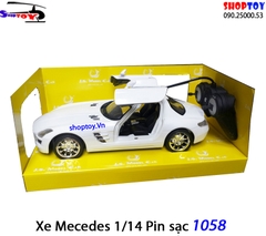 Xe điều khiển pin sạc Mecedes 1058 rc car 1-14