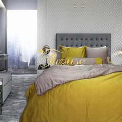 Bộ chăn ga gối ra giường lụa tencel siêu mềm mịn Hàn Quốc Julia 880