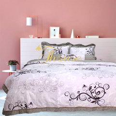 Bộ chăn ga gối ra giường lụa tencel siêu mềm mịn Hàn Quốc Julia 807BC