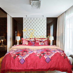 Bộ chăn ga gối ra giường lụa tencel siêu mềm mịn Hàn Quốc Julia 814