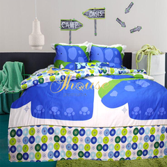 Bộ chăn ga gối drap giường 100% cotton sợi bông Hàn Quốc Julia 267