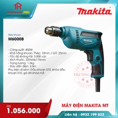 MÁY KHOAN CẦM TAY MAKITA  M6000B