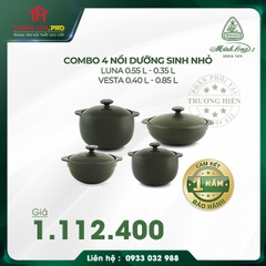 COMBO 4 NỒI DƯỠNG SINH NHỎ MINH LONG