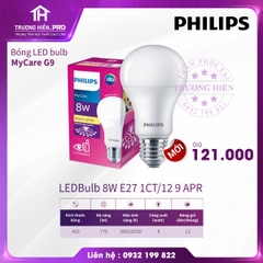  ĐÈN LED BULB PHILIPS MYCARE G9 8W E27 1CT/12 9 APR