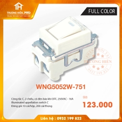 CÔNG TẮC C  FULL COLOR WHITE PANASONIC  WNG5052W-751