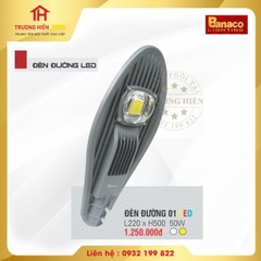 ĐÈN ĐƯỜNG LED BANACO ĐĐ 01 50W