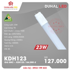 ĐÈN LED TUÝP PC DUHAL 23W - KDH123