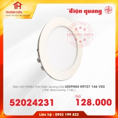 ĐÈN LED PANEL TRÒN ĐIỆN QUANG ĐQ LEDPN04 09727 146 V02 9W