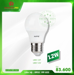 ĐÈN LED BULB 12W LBD-12 MPE