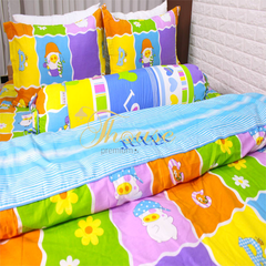 Bộ chăn ga gối drap giường 100% cotton Hàn Quốc Julia 185