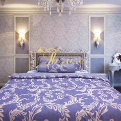Bộ chăn ga gối drap giường 100% cotton sợi bông Hàn Quốc Julia 244BC