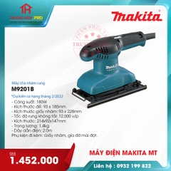 MÁY CHÀ NHÁM RUNG MAKITA M9201B