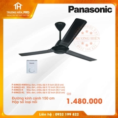 QUẠT TRẦN PANASONIC 3 CÁNH F-60MZ2-KMS/F-60MZ2-KS/F-60MZ2-K/F-60MZ2-KL-MS