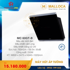 MÁY HÚT ÁP TƯỜNG MALLOCA MC 60GT- B