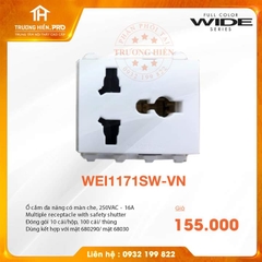 Ổ  CẮM ĐA NĂNG CÓ MÀN CHE WIDE SERIES  PANASONIC WEI1171SW-VN
