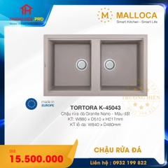  CHẬU RỬA  ĐÁ MALLOCA TORTORA K-45043