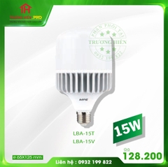 ĐÈN LED BULB 15W TRẮNG, VÀNG LBA-15 MPE