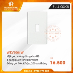 MẶT GÓC VUÔNG DÙNG CHO HB FULL COLOR WHITE PANASONIC WZV7061W