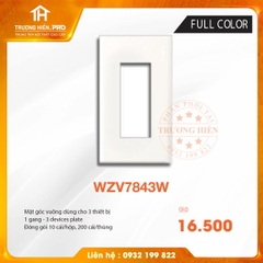 MẶT GÓC VUÔNG DÙNG CHO 3 THIẾT BỊ FULL COLOR WHITE PANASONIC WZV7843W