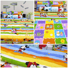 Bộ chăn ga gối drap giường 100% cotton Hàn Quốc Julia 185BC
