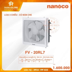 QUẠT HÚT GẮN TƯỜNG PANASONIC FV -20RL7