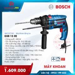 MÁY KHOAN ĐỘNG LỰC BOSCH GSB 13 RE