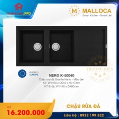  CHẬU RỬA  ĐÁ MALLOCA NERO K-50040