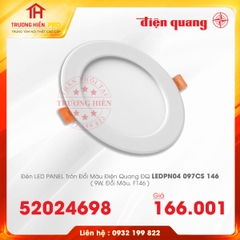 ĐÈN LED PANEL TRÒN ĐỔI MÀU ĐIỆN QUANG ĐQ LEDPN04 097CS 146 9W