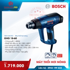 MÁY THỔI HƠI NÓNG BOSCH GHG 18-60 