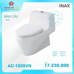 BÀN CẦU 1 KHỐI INAX AC-1035VN