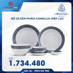 BỘ BÀN ĂN 23 SẢN PHẨM CAMELLIA DIỆP LỤC MINH LONG