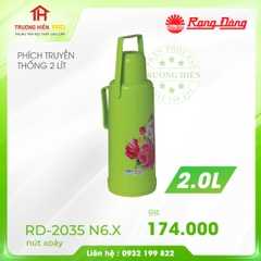 PHÍCH NƯỚC TRUYỀN THỐNG RẠNG ĐÔNG  2 LÍT RD-2035 N6.X