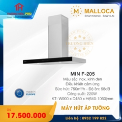 MÁY HÚT ÁP TƯỜNG MALLOCA MIN F-205