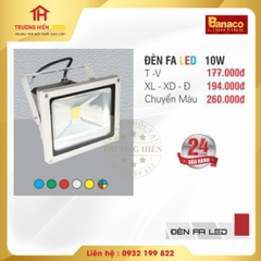 ĐÈN PHA LED BANACO 10W CHUYỂN MÀU 