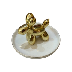 DĨA DECOR CHÚ CHÓ BONG BÓNG